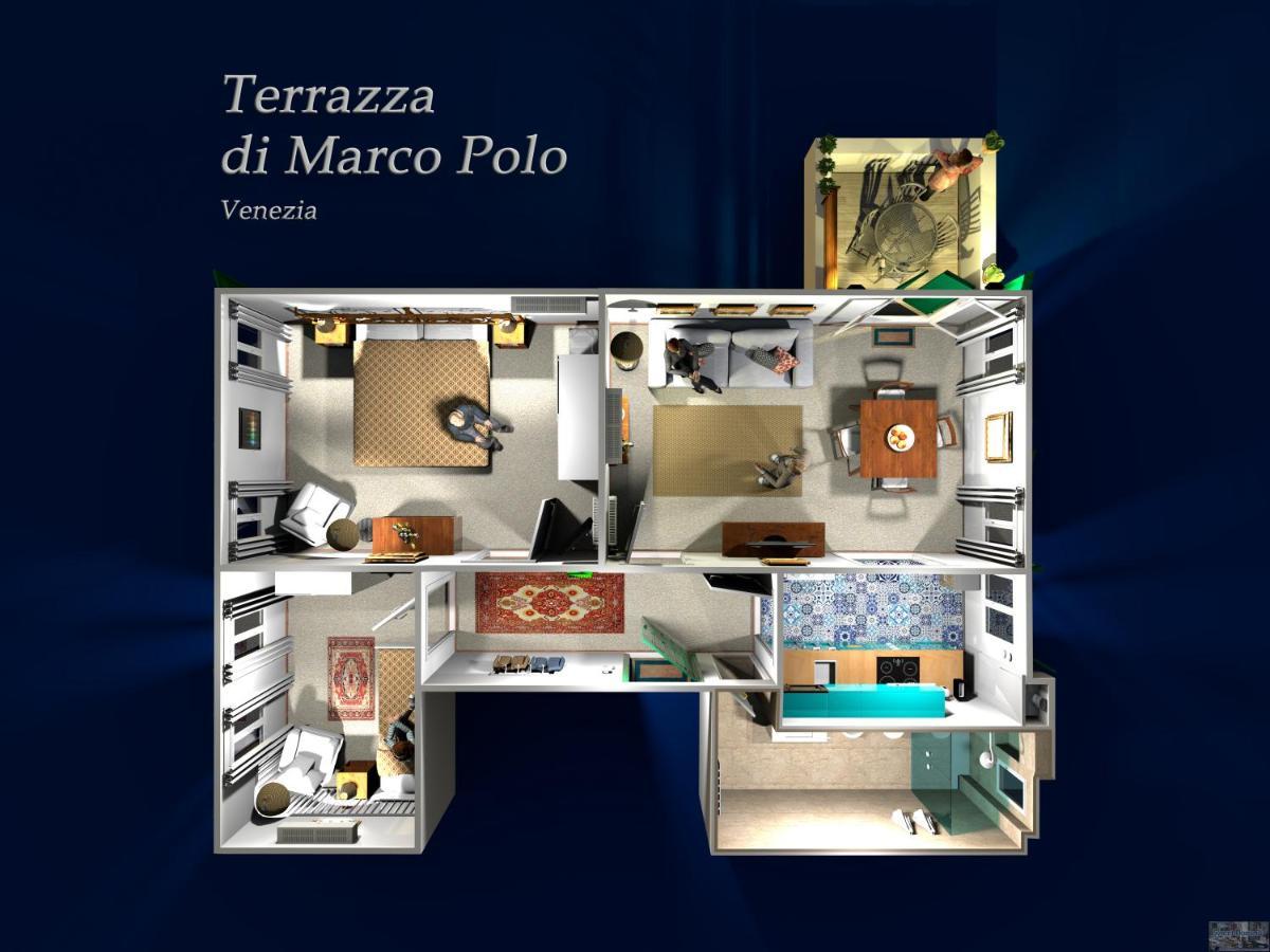 Apartament Ca' Terrazza Di Marco Polo Wenecja Zewnętrze zdjęcie